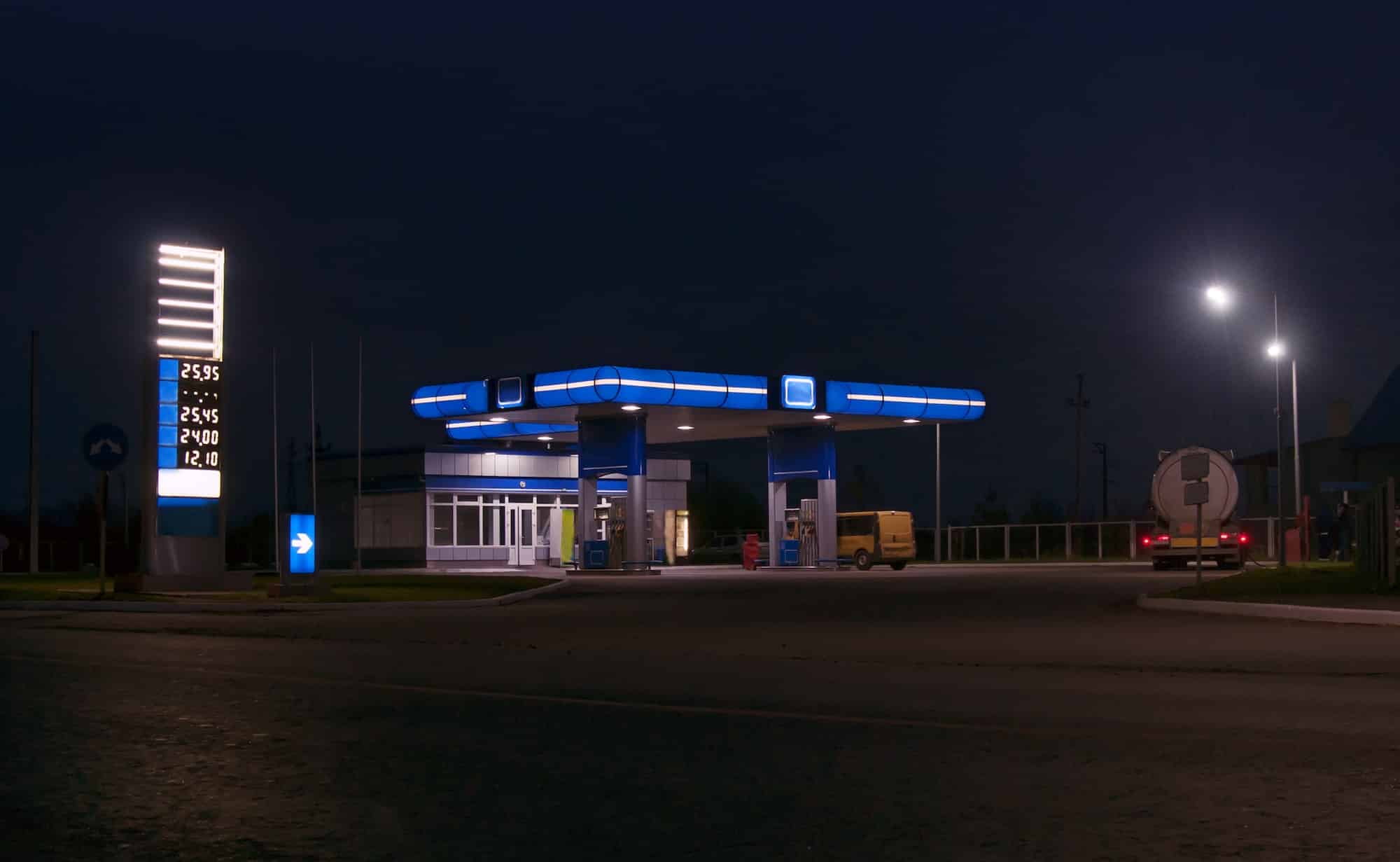 gas station and convenience